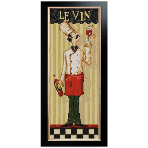 Рисунок на ткани (Бисер) конёк арт. 9770 Повар 25х65 см