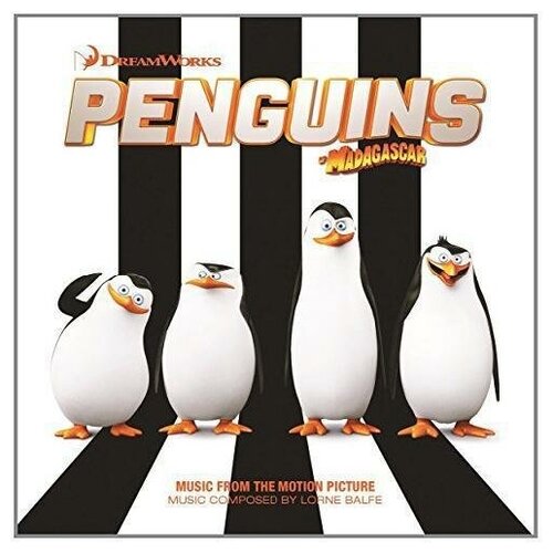 Пингвины Мадагаскара - саундтрек к мультику / Penguins Of Madagascar O.S.T. by Lorne Balfe (LP orange/yellow)