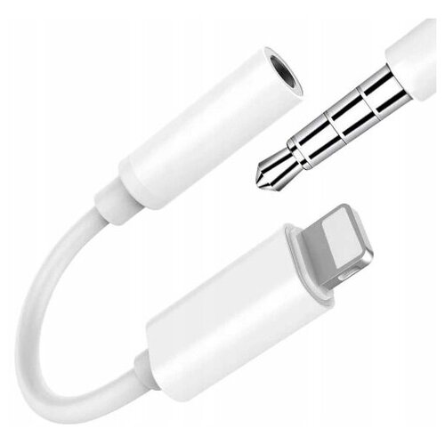 Адаптер переходник с Lightning на Jack 3.5 и Lightning XO NB172B 2A apple lightning to headphone jack mmx62