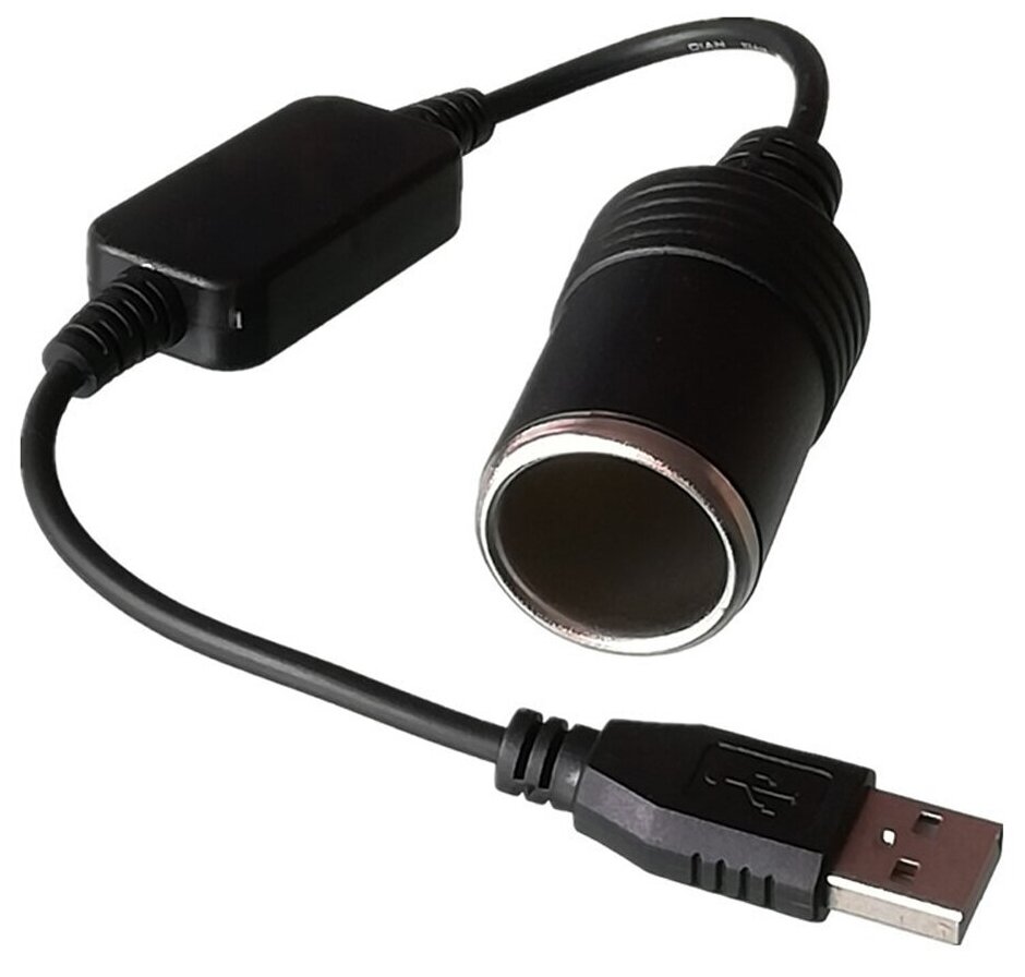 Преобразователь с USB 5 Вольт на 12 Вольт кабель инвертор