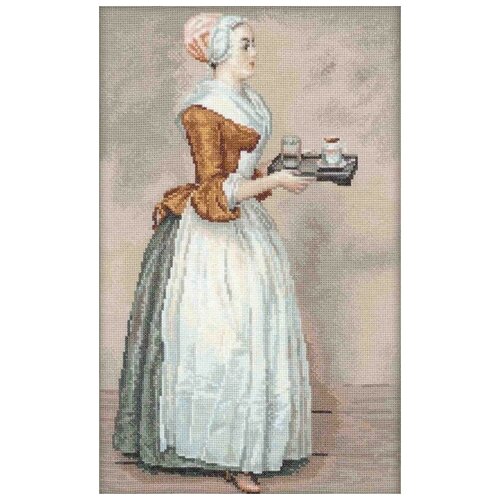 фото Набор для вышивания "риолис" "шоколадница" вышивка 24х40 см