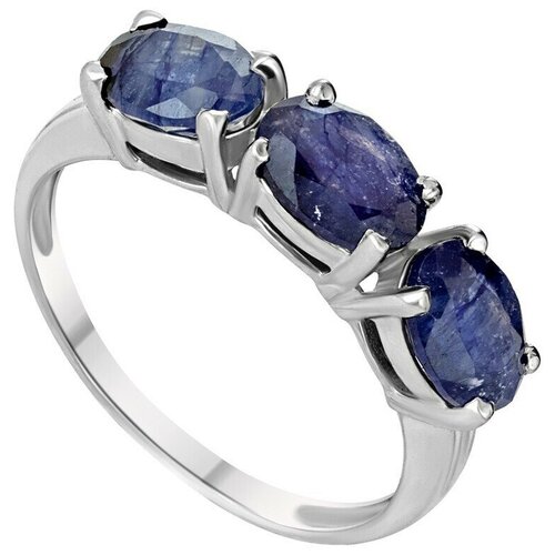Кольцо Lazurit Online, серебро, 925 проба, сапфир, размер 16, синий кольцо у9к020175б размер 21 5 мм