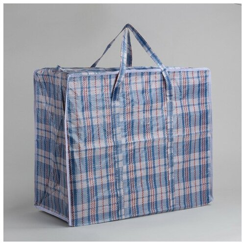 Сумка , синий сумка хозяйственная на молнии 96 л цвет синий разноцветный