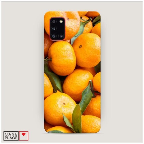 фото Чехол пластиковый samsung galaxy a31 мандарины case place