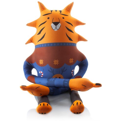 фото Игрушка мнушки "тигр- бунтарь в свитере