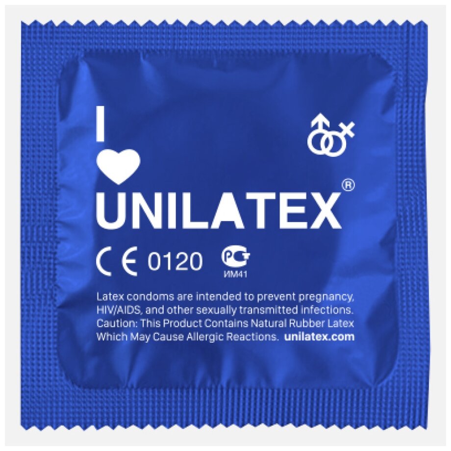 Презервативы с точками Unilatex Dotted 1 уп (12+3 шт)