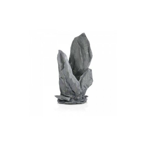 фото Декоративная фигура "орнамент из серого сланца" средний, slate stack ornament medium grey biorb