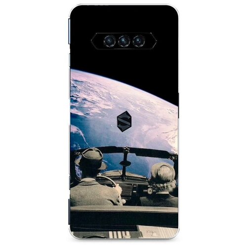 фото Силиконовый чехол "ride into space" на xiaomi black shark 4 / сяоми блэк шарк 4 case place