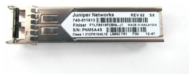 EX-SFP-1GE-SX Трансивер Juniper SFP 1000BASE-SX, 1000 Mbps, LC, 850nm Multi-mode Fiber (MMF), 550 m, (EX-SFP-1GE-SX)