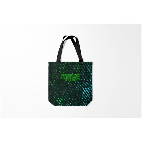 фото Сумка-шоппер / 40х40 см / сериалы / очень странные дела stranger burnettie