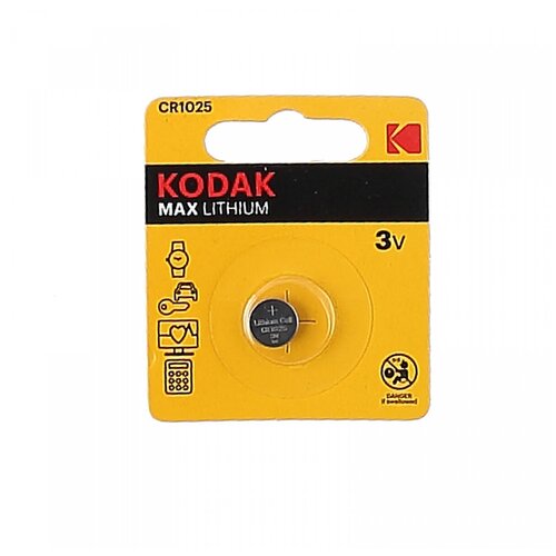 Батарейка KODAK CR1025 BL1 батарейка kodak cr1620 bl1