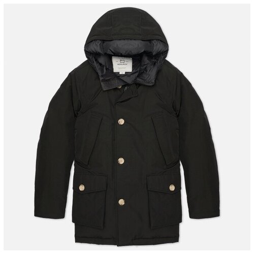 Пуховик Woolrich, средней длины, подкладка, размер XL, серый