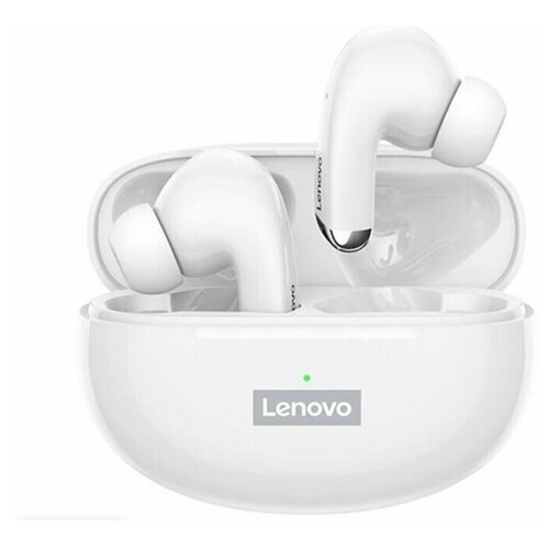 Беспроводные наушники Lenovo LivePods LP5 white беспроводные tws наушники lenovo lp6 pro livepods белые