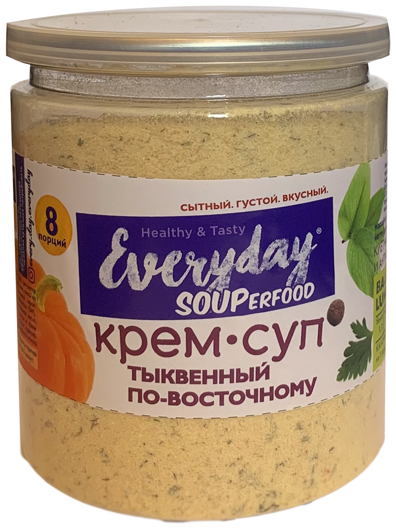 Крем-суп Everyday "пряный тыквенный по-восточному" пэт-банка 208 гр.