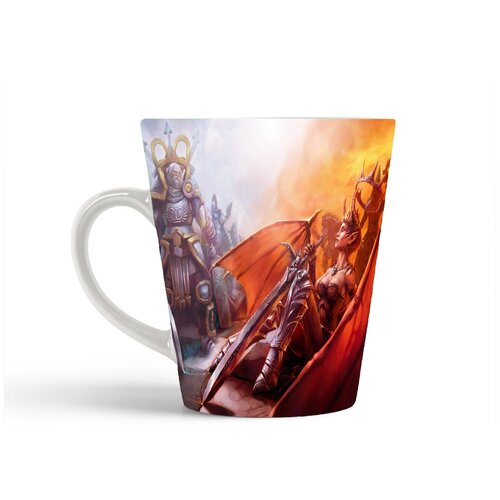 фото Кружка-латте coolpodarok battle vs chess буфовирт демоница