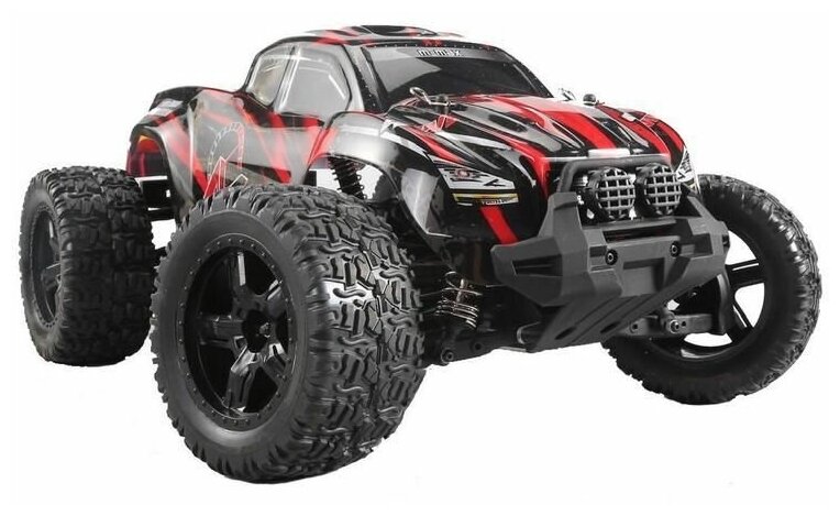 Радиоуправляемый монстр Remo Hobby MMAX PRO (красный) Li-Po 4WD 2.4G 1/10 RTR, RH1031PRO-RED