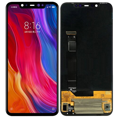 Дисплей для Xiaomi Mi8 в сборе с тачскрином, черный