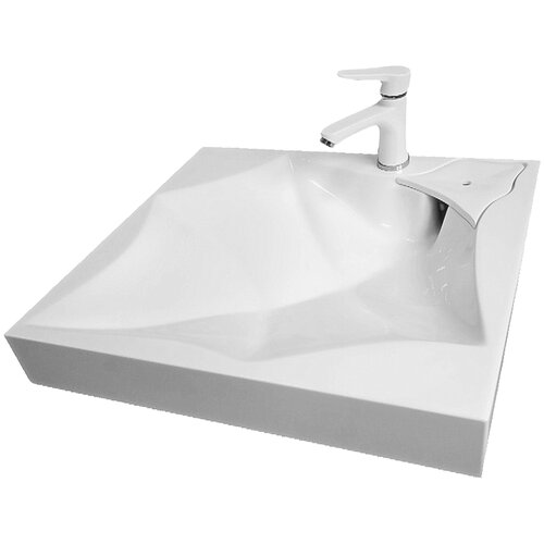 Раковина на стиральную машину Premial Style Z49 Montreal, с сифоном, белая