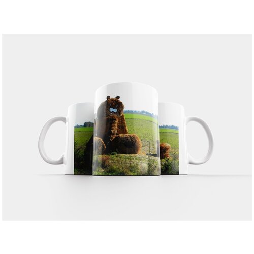 фото Кружка "соломенный, медведь, у дороги" 320 мл lotsprints