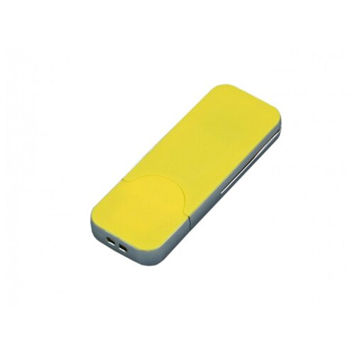 Пластиковая флешка для нанесения логотипа в стиле iphone (64 Гб / GB USB 3.0 Желтый/Yellow I-phone_style Плайк Plike S127) 4 in 1 hd usb stick 3 0 flash stick for iphone android type c usb key otg pendrive 128 gb 64 gb 32 gb 16gb mini pen drive