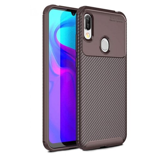 чехол силиконовый для huawei y6 2019 original series темно синий TPU чехол iPaky Kaisy Series для Huawei Y6 (Pro) 2019/Honor 8A (Pro)