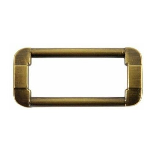 Рамка металлическая (кольцо овальное, ручкодержатель, пряжка однощелевая) 32х14 мм, антик/бронза, 50 шт.