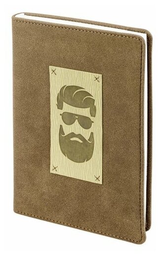 Ежедневник недатированный А6 "Beard" (AZ722/brown) - фото №2