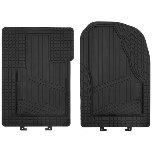 фото Коврики в салон универсальные, 1-й ряд, 2 шт. (противоскользящие шипы, повышенная износостойкость), elementa0n002210h.f