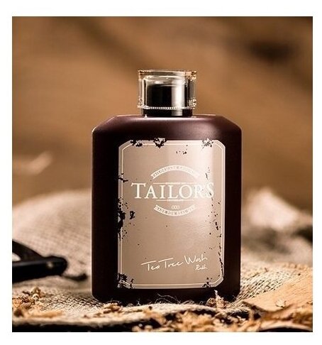 Tailor's Tea Tree Wash -Тэйлорс Шампунь для волос тонизирующий и очищающий, 250 мл -