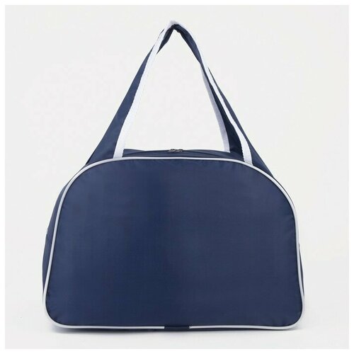 фото Сумка спортивная, отдел на молнии, цвет синий/белый бренд ко