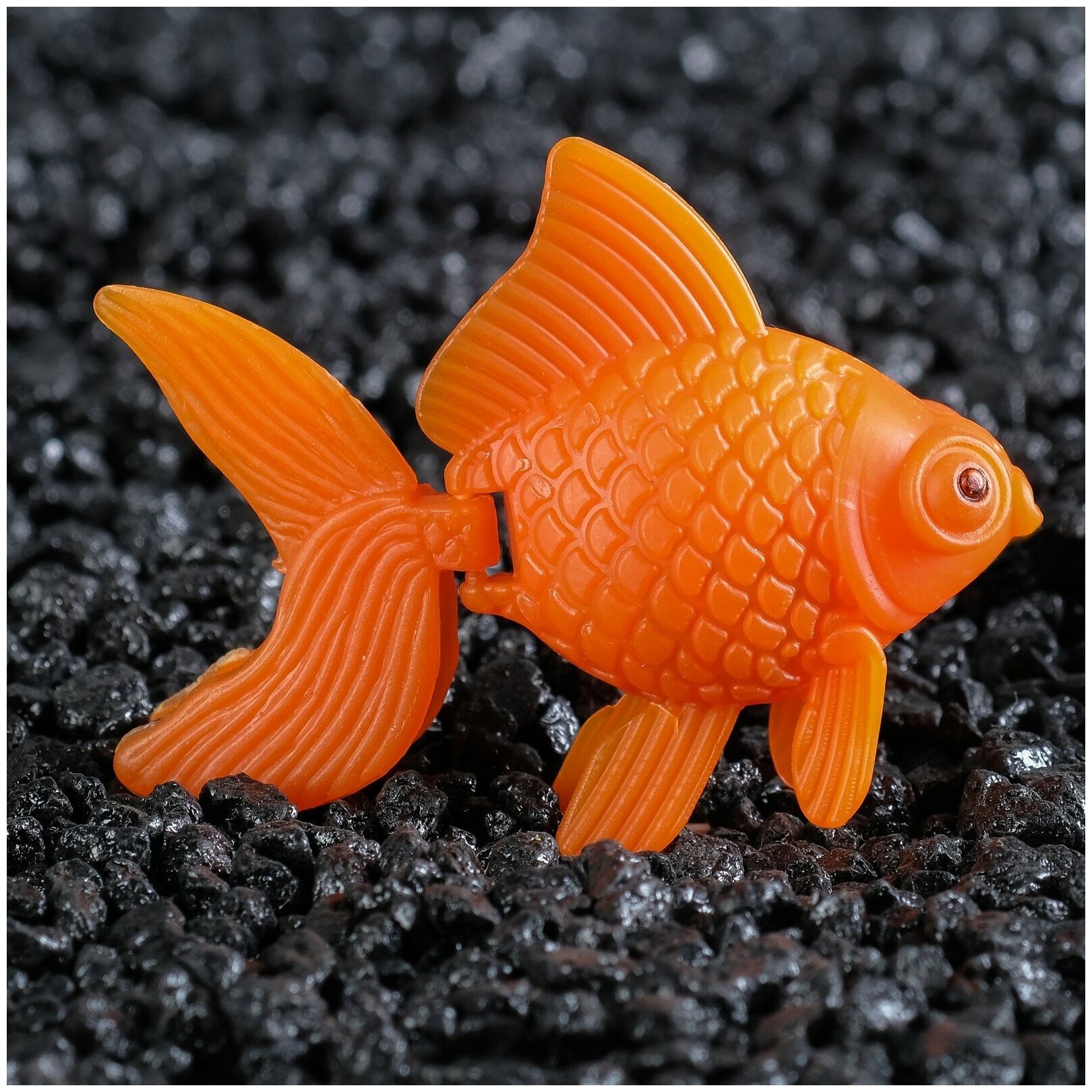 Пижон Аква Декор для аквариума "Рыбки", (набор 4 шт.), 5,5x4,2x1,7 см - фотография № 3