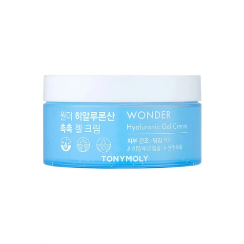 Гель-крем с гиалуроновой кислотой легкий TONY MOLY Wonder Hyaluronic Acid Chok Chok Gel Cream 300ml