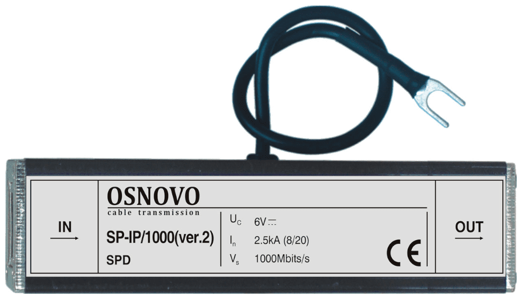 Грозозащита Osnovo RJ-45/RJ-45, 1 Гбит/с