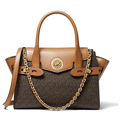 фото Сумка кросс-боди michael kors 30s0gnms1b, фактура зернистая, коричневый