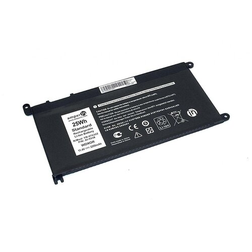 фото Аккумуляторная батарея amperin для ноутбука dell inspiron 13mf pro-d1708ts 11.4v (3680mah)
