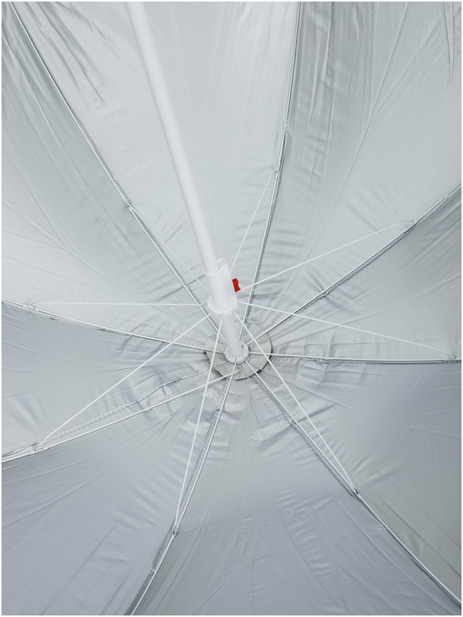 Пляжный зонт, 1.55м, ткань (бордовый) в чехле - фотография № 2