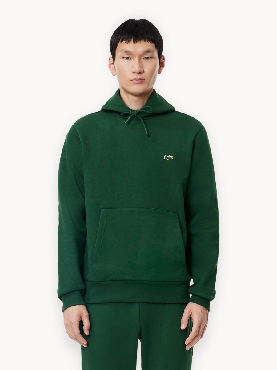 Худи LACOSTE Classic Fit, размер T3, , зеленый