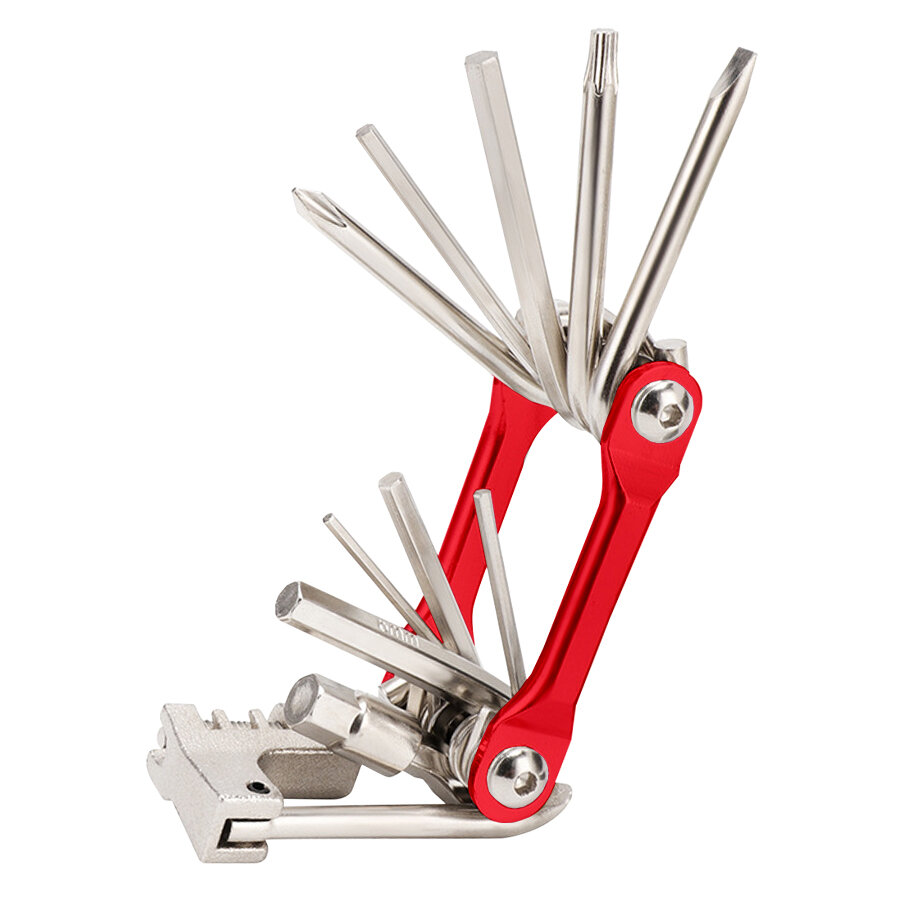 фото Мультитул для ремонта велосипеда с выжимкой цепи 11 в 1