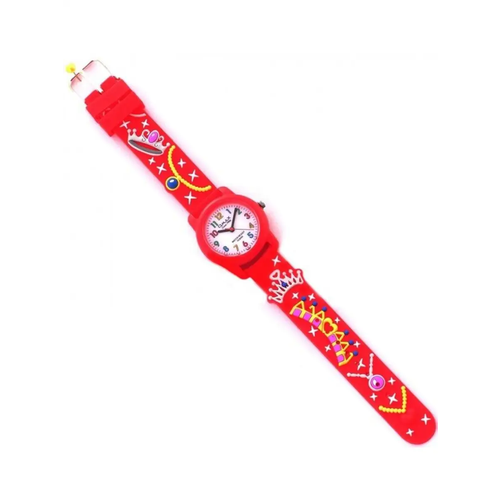 фото Наручные часы omax, кварцевые, корпус пластик, ремешок каучук, белый, розовый