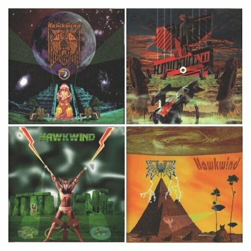 hawkwind the text of festival hawkwind live 1970 2002 180g Griffin Music Комплект / Hawkwind: 25 Years On, Volume 1-4 (1970-1994)(4CD)