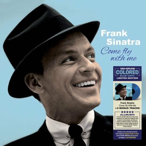 Frank Sinatra Come Fly With Me Blue Vinyl (LP) 20th Century Masterworks Music audio cd frank sinatra 1915 1998 come dance with me come fly with me 1 cd