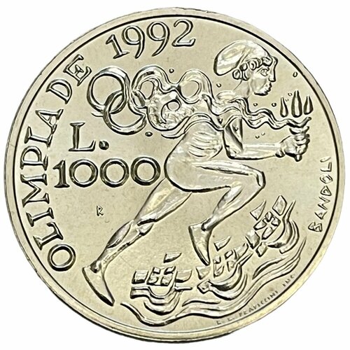 Сан-Марино 1000 лир 1991 г. (XXV летние Олимпийские Игры, Барселона 1992)