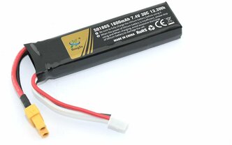 Аккумулятор Li-Pol 7.4v 451865 1800mah XT30-plug