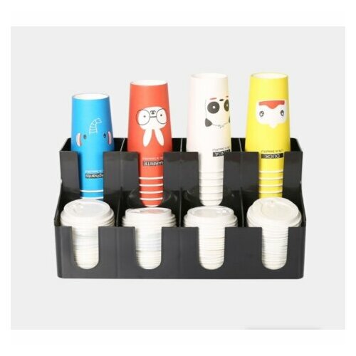 Органайзер для стаканов и крышек на 8 отделений двухуровневый AGAVE-CH8