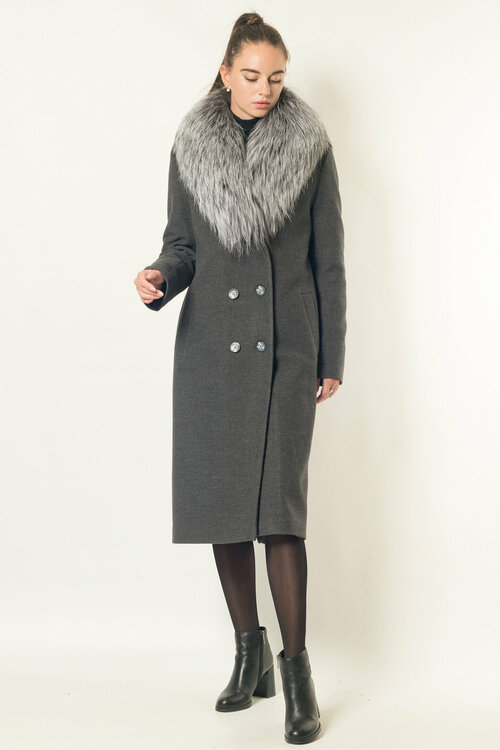 Пальто MARGO, размер 52-54, серый