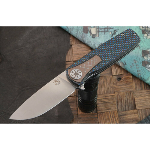 фото Складной нож steelclaw идол-2, сталь d2, рукоять карбон