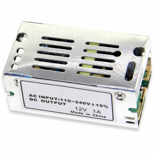 Блок питания S-12-12 ZP3 (220V, 12V, 1A, 12W) блок питания uniel 12v 12w ip20 uet vpa 012a20 12v ip20 06313