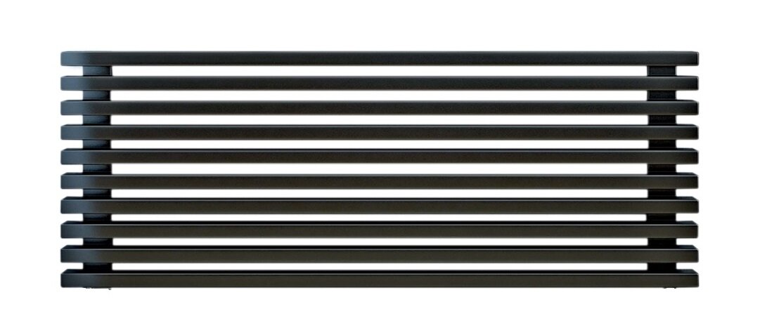 фото Arbiola Gorizont Compact V 700-63-08 секции черный горизонтальный радиатор c нижним подключением