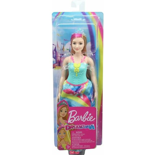 ​​Кукла Barbie Принцесса в ярком платье GJK16 кукла barbie дримтопия принцесса 2 fxt15