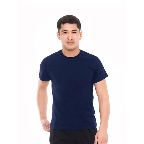 фото Футболка samo, размер 50, синий